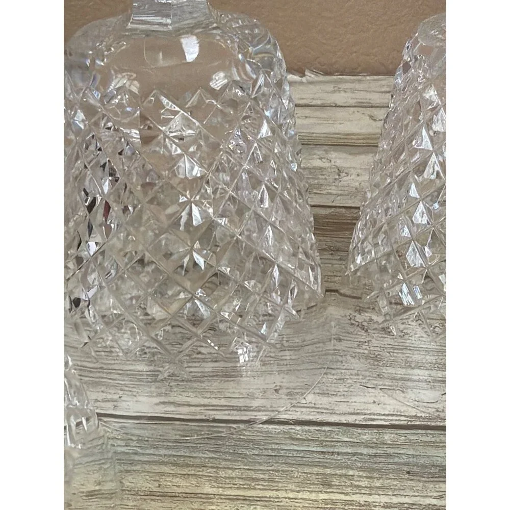 Set of 6 Waterford Crystal ALANA 7" Water Goblets Gothic Mark Vintage - Picture 6 of 16
